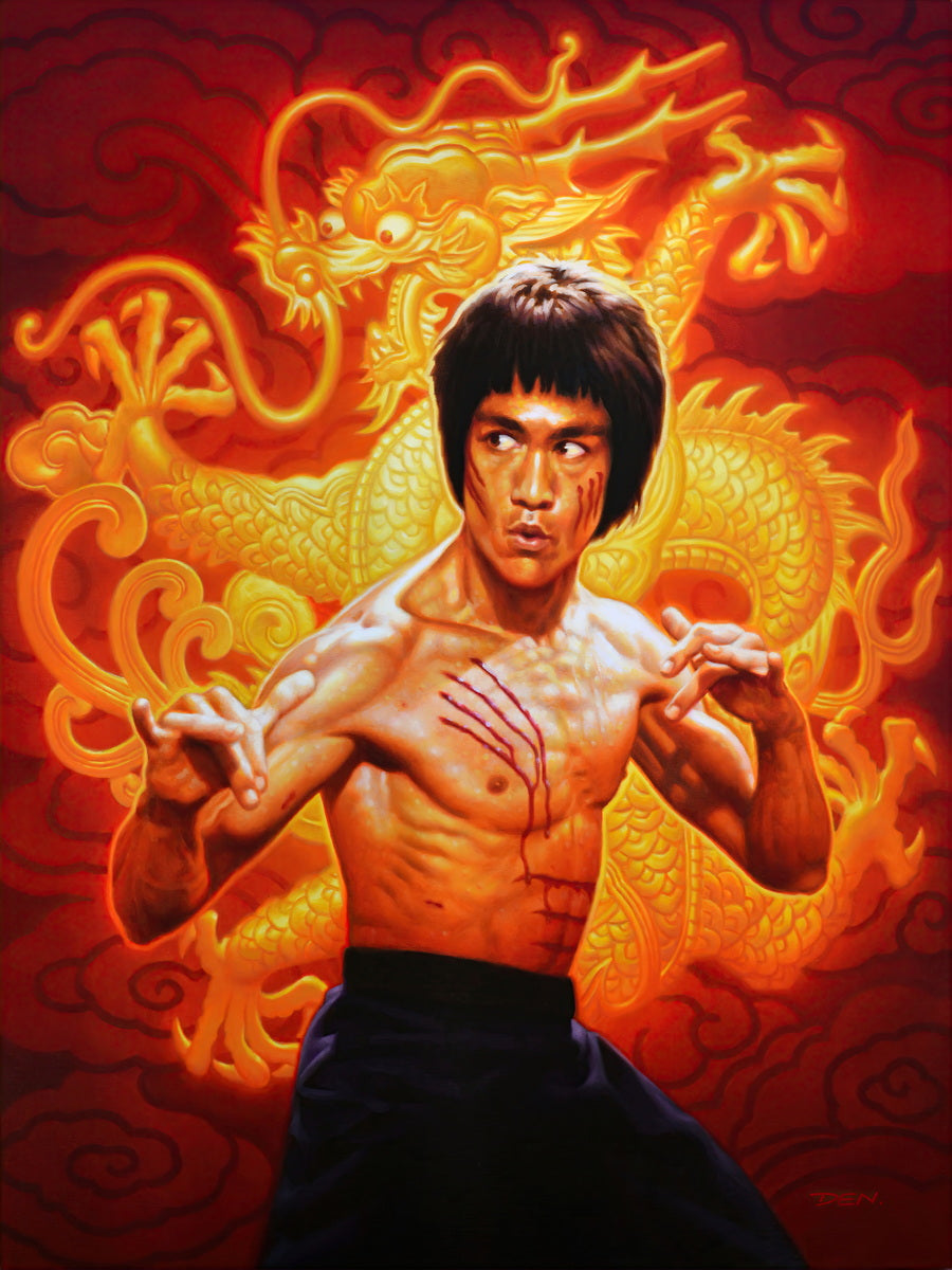 Bruce Lee from "Enter The Dragon" by Den Beauvais