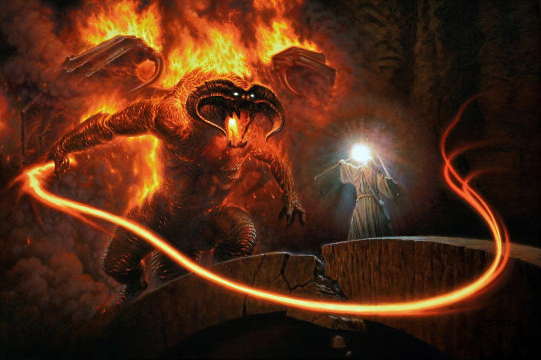 Balrog Def Lord of the Rings Balrog by Den Beauvais – Dens Lair Art