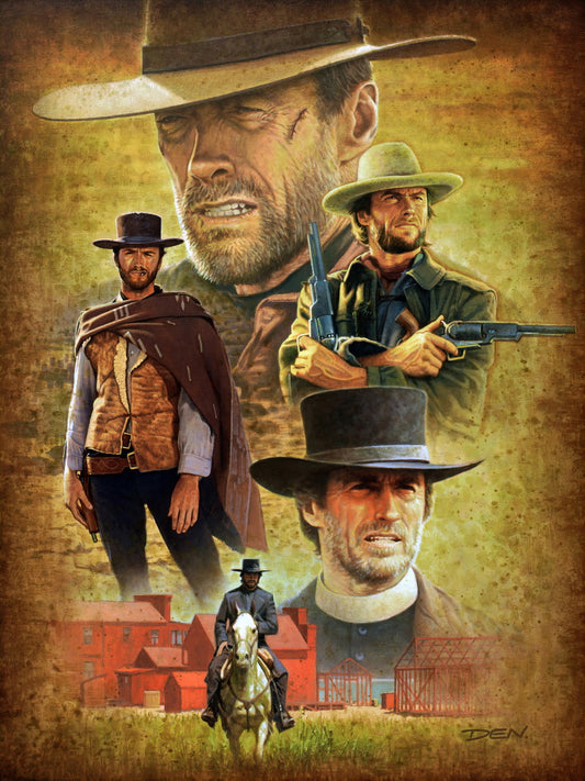 Clint Eastwood Western by Den Beauvais